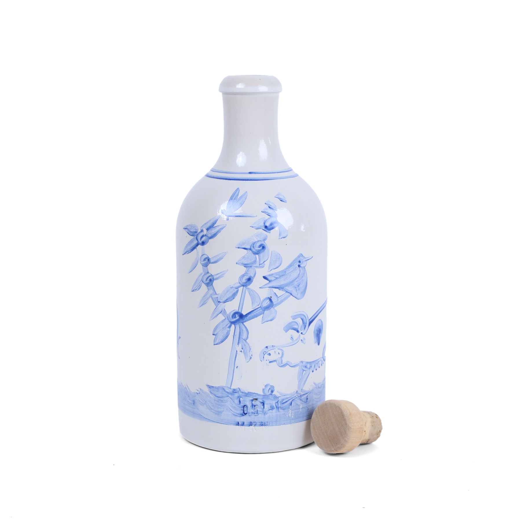 Two Kensington Potteries jugs, together with hand painted German bottle and Fousenant mug, cup and saucer 
