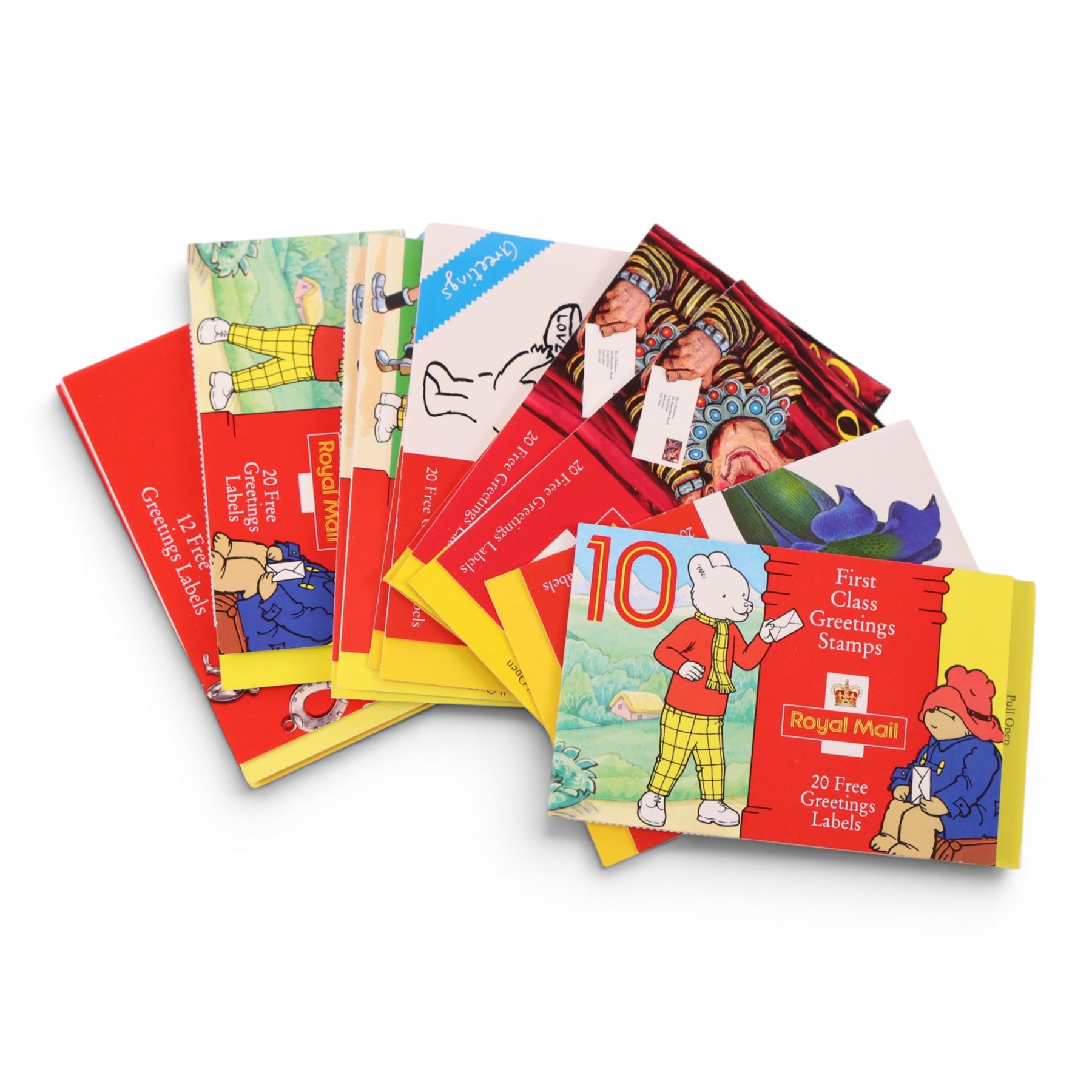 Queen Elizabeth II mint decimal stamps mainly in booklets, with a large number of 1st class stamps, face value of usable postage approximately 340 GBP