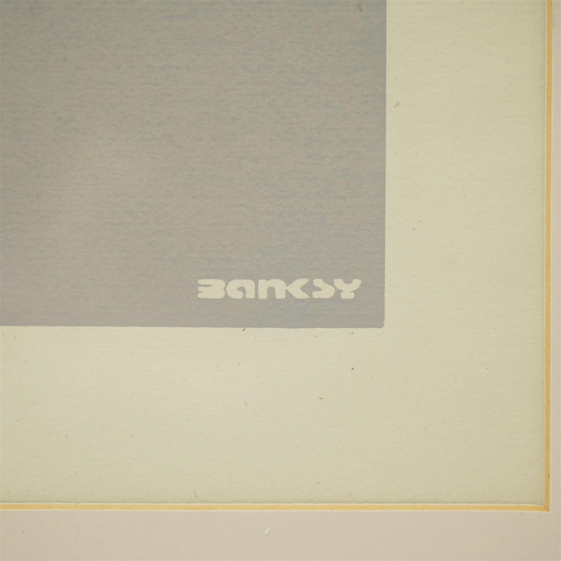 Banksy (British 1975-): 'Toxic Mary', screenprint in colours on wove paper, numbered 429/600 in pencil with embossed 'POW' stamp, circa 2003, 68cm x 48cm
Provenance: authenticated by Sotheby's London