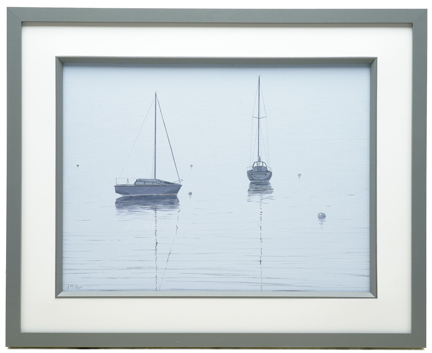 James Miller (British 1962-): 'Dawn Windemere', oil on canvas signed, titled verso 29cm x 39cm