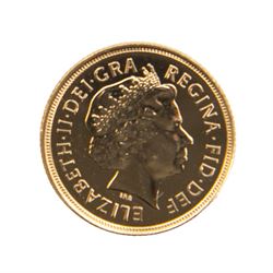 Queen Elizabeth II 2006 gold full sovereign coin