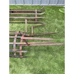 Pair of Wrought metal parkland tree guards - THIS LOT IS TO BE COLLECTED BY APPOINTMENT FROM DUGGLEBY STORAGE, GREAT HILL, EASTFIELD, SCARBOROUGH, YO11 3TX