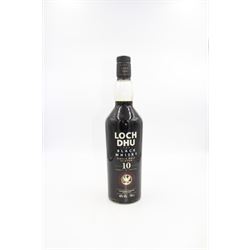 Mannochmore, 10 year old Loch Dhu The Black Whisky, 70cl, 40% vol 