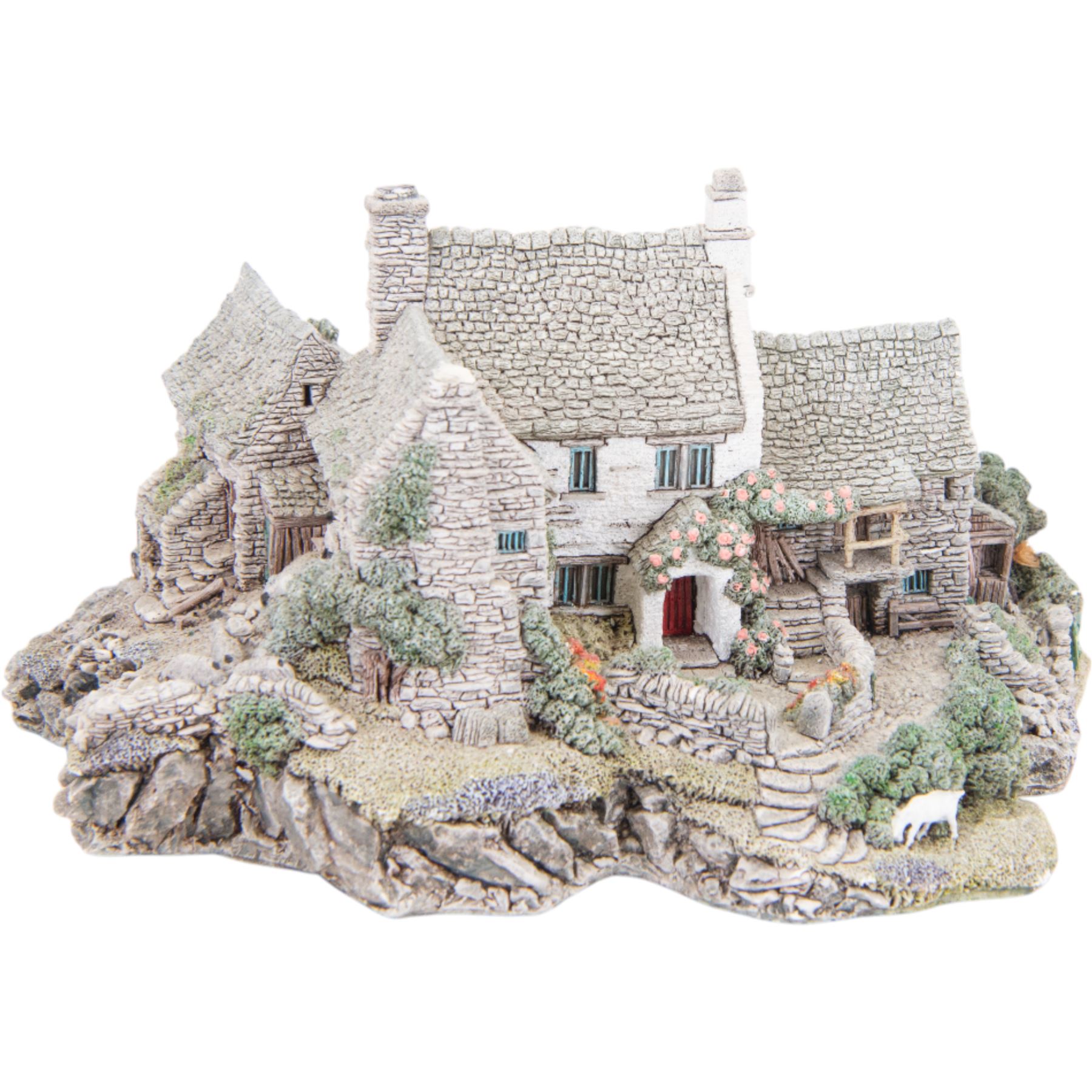 Four Lilliput Lane models, comprising Oakwood Smithy, We Plough the Fields and Scatter, Bluebell Farm and Highghyll Farm