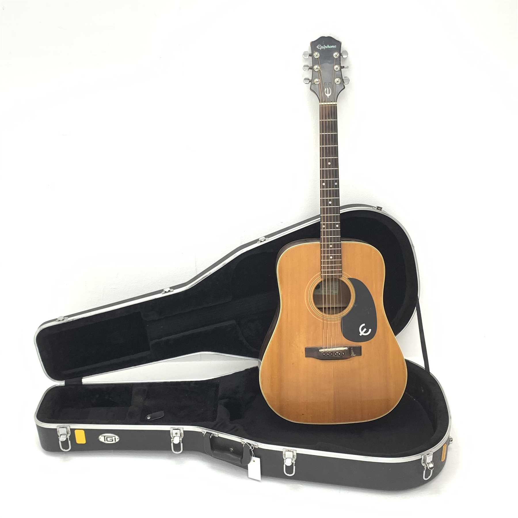 Epiphone FT 145 Texan acoustic guitar L105cm in TGI hard carrying case Musical Scientific Instruments Cameras Maritime