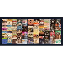 Large quantity of vinyl records including 'Stardust Hoagy Carmichael 16 Classics From The Old Music Master', 'Bing Crosby Crosby Classics Volume III', 'The Andrews Sisters Story', 'The Very Best Of The Andrews Sisters', 'The Unfamiliar Nat King Cole' etc, approximately 600 in five boxes