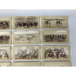 Approx. 20 stereoview cards of Boer War interest by Underwood & Underwood