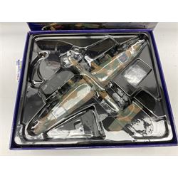 Corgi Aviation Archive - limited edition AA37208 1:72 scale model of a Handley Page Halifax B.VII bomber No.0630/1400, boxed with certificate card; together with Corgi Aviation Archive - limited edition AA34802 1:72 scale model of a Vickers Wellington Mk.X bomber No.2082/3000, unboxed (2)