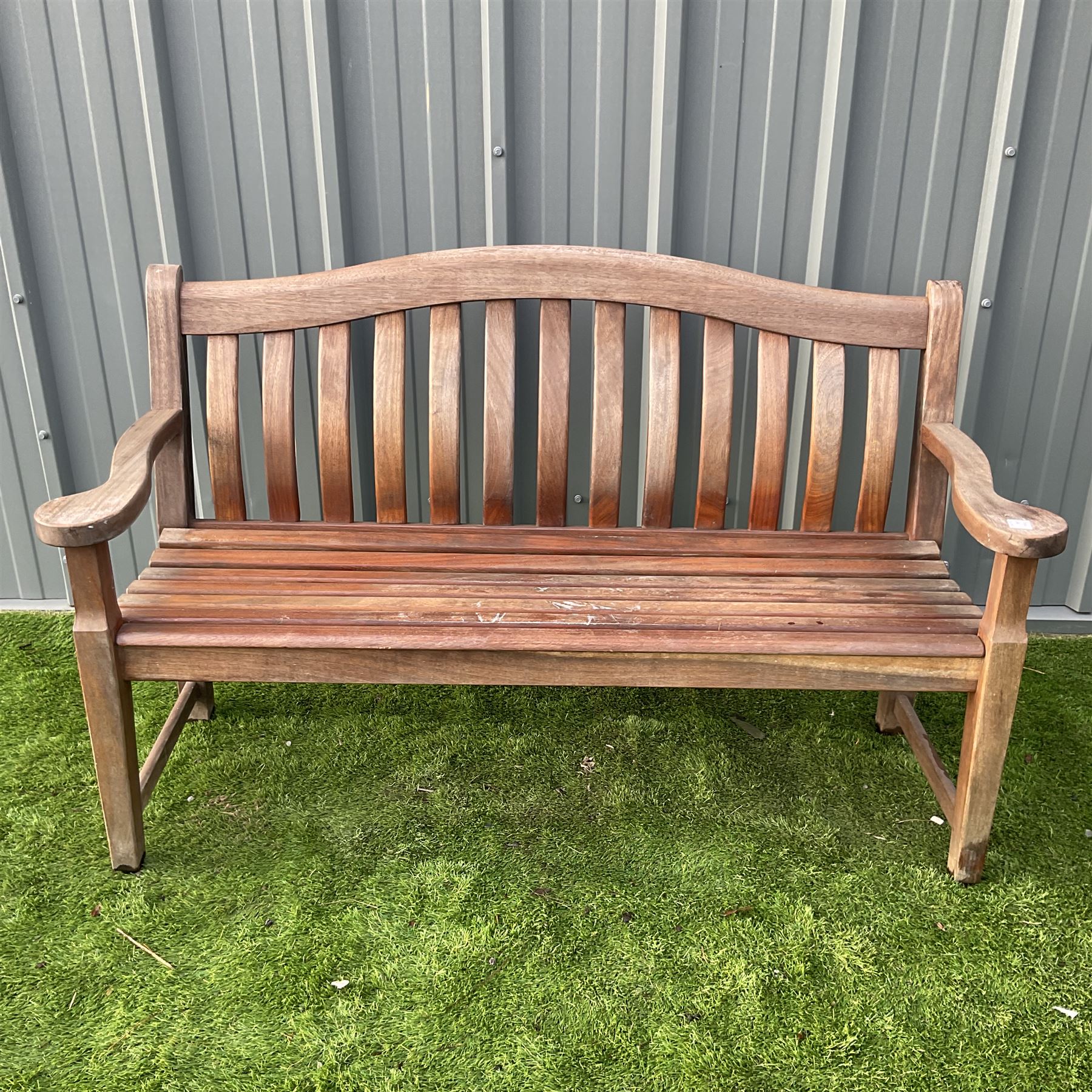 Alexander Rose Hardwood garden bench with cover  - THIS LOT IS TO BE COLLECTED BY APPOINTMENT FROM DUGGLEBY STORAGE, GREAT HILL, EASTFIELD, SCARBOROUGH, YO11 3TX