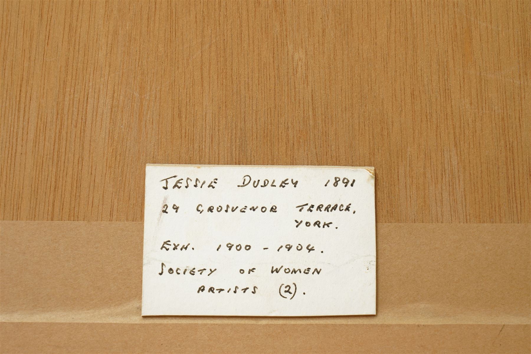 Jessie Dudley (British 1872-1930): York Minster, watercolour signed and dated 1891, 34cm x 24cm
Notes: Jessie was the sister of, and received art tuition from, York artist Tom Dudley (1857-1935).