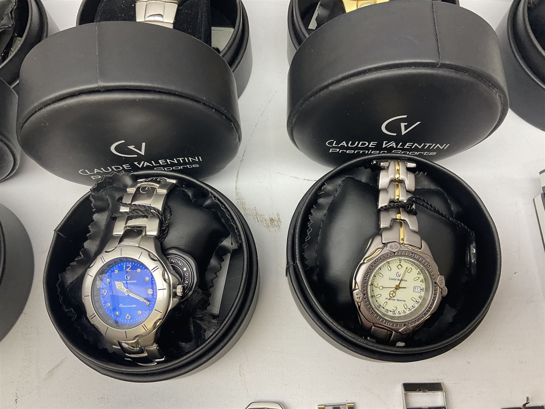 Collection of wristwatches including Curtis Liberty, eight Claude Valentini, Jeep, Limit, Avia, Philip Persio and Sekonda (27)