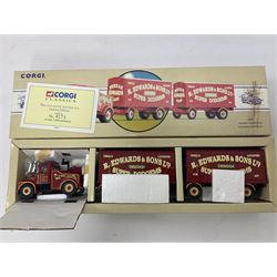 Corgi - various models both boxed and loose to include Dibnahs Choice 1 50 scale 80308, Classics 31702 and 97920, along with loose 1937 Rolls Royce 111 Sedance de Ville model, further mostly Showmans Range models and assembled fairground kits
