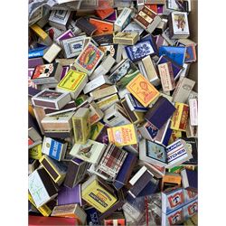 Phillumeny - large quantity of matchbox labels and matchbooks, various makes and ages, many still containing matches, including album of pasted in early examples.