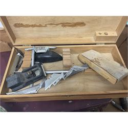 Alba TR10 Portable black and white TV with 3 band radio and Matsu travel clock radio together with quantity of various tools and Sparklets Limited soda syphon, together with BOC soda syphon, Serial No. Shuz, tallest example H32cm