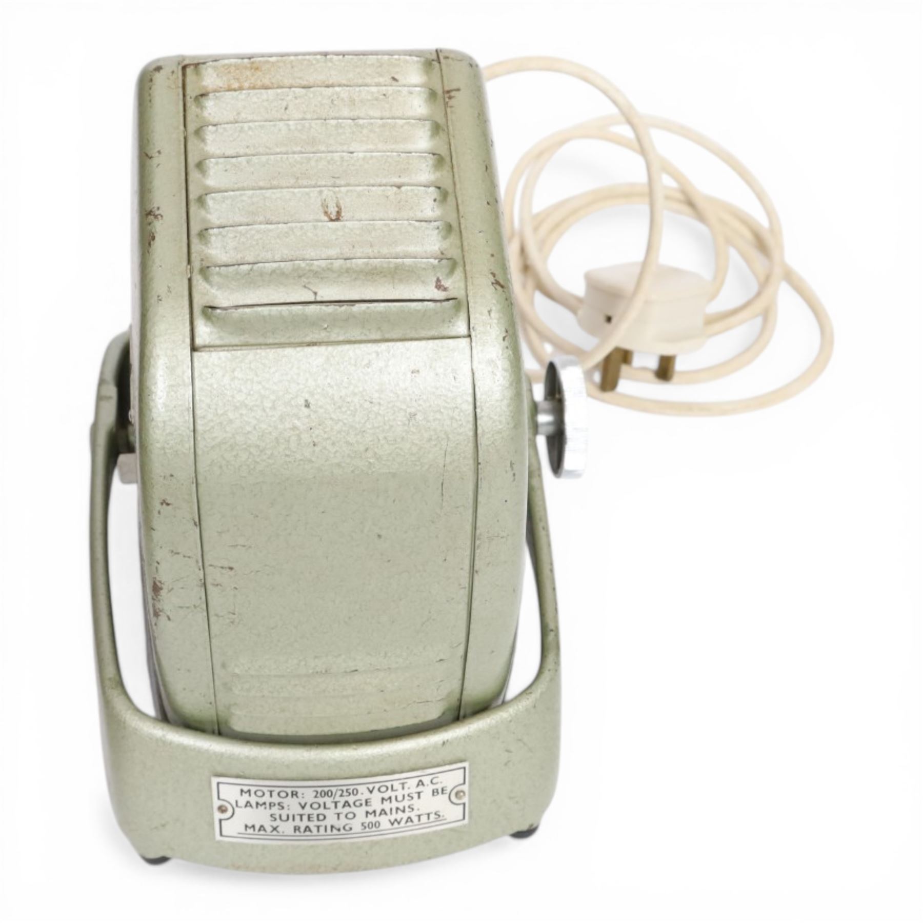 Aldis projector and a collection of local interest slides, formerly belonging to Captain Denis Cooper the Entertainments Manager Whitby for 21 years, contained within a leather carry case 