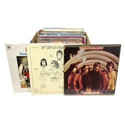 Quantity of predominantly rock and pop vinyl LPs to include The Who, Bob Dylan, The Kinks, Foreigner, ELO,  Elton John, The Human League, Paul Simon etc