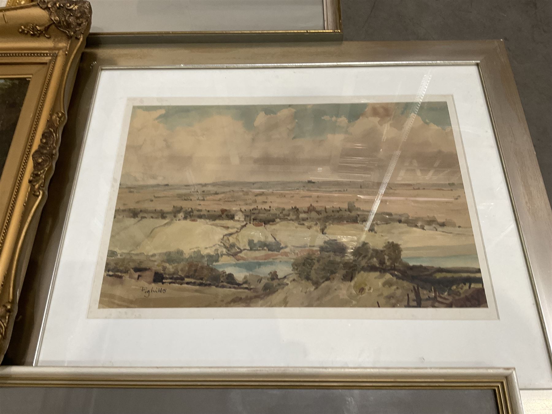 Collection of 19th and early 20th century oil paintings and watercolours, artists including Joseph Pighills, Victor Noble Rainbird, Louis Cox, Arthur W Newsholme, John Sowden, Arthur Tucker, Albert Woods, Alfred Robert Hayward, Manner of Thomas Creswick, etc (15)