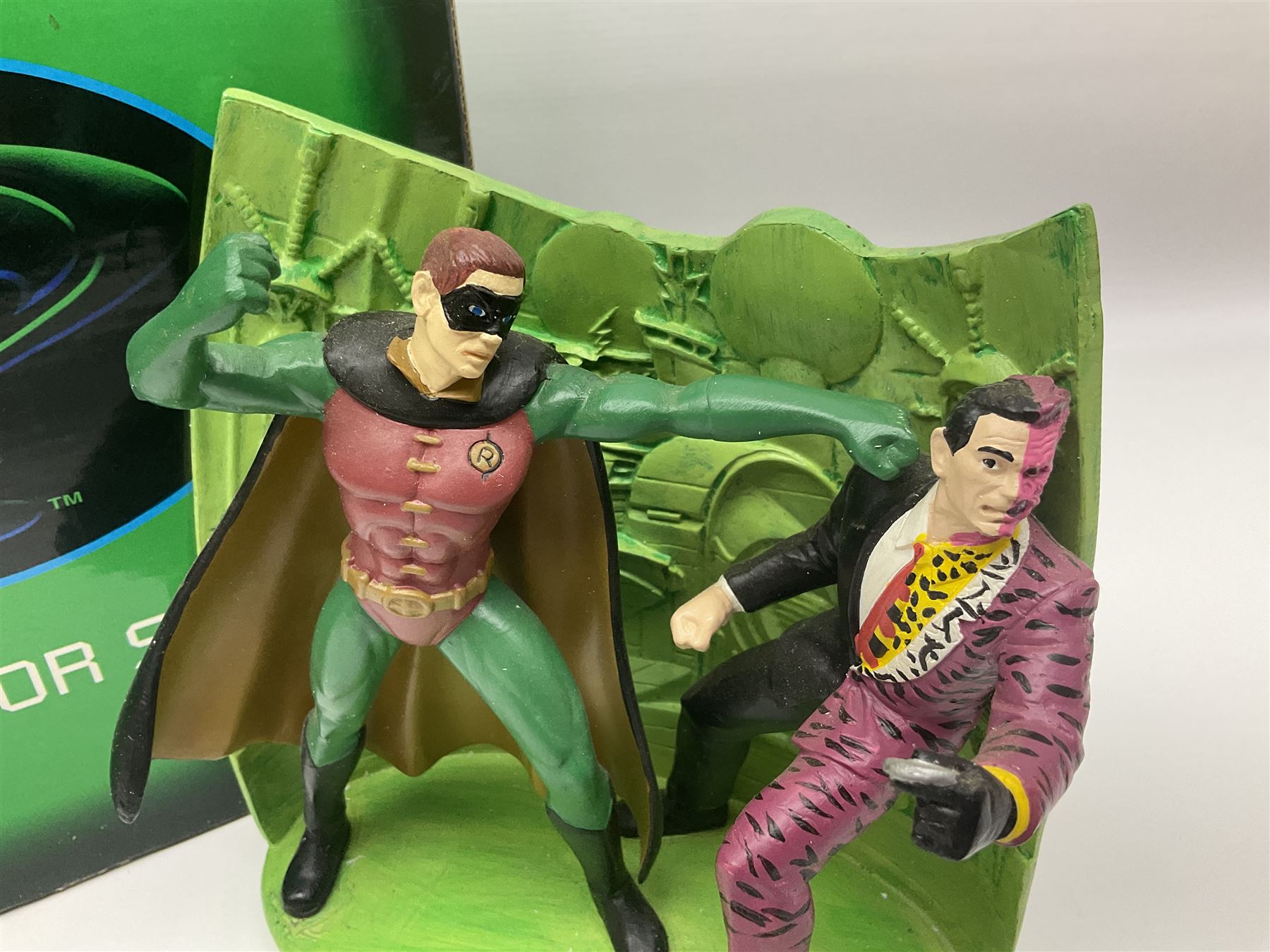 Applause Batman Forever 1995 Collector Series diorama ‘Robin vs Two-Face on Claw Island’ limited edition 3082/5000 in original box