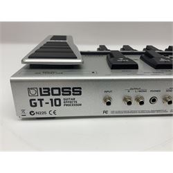 Boss GT-10 Guitar Effects Processor with loop feature serial no.BX21588