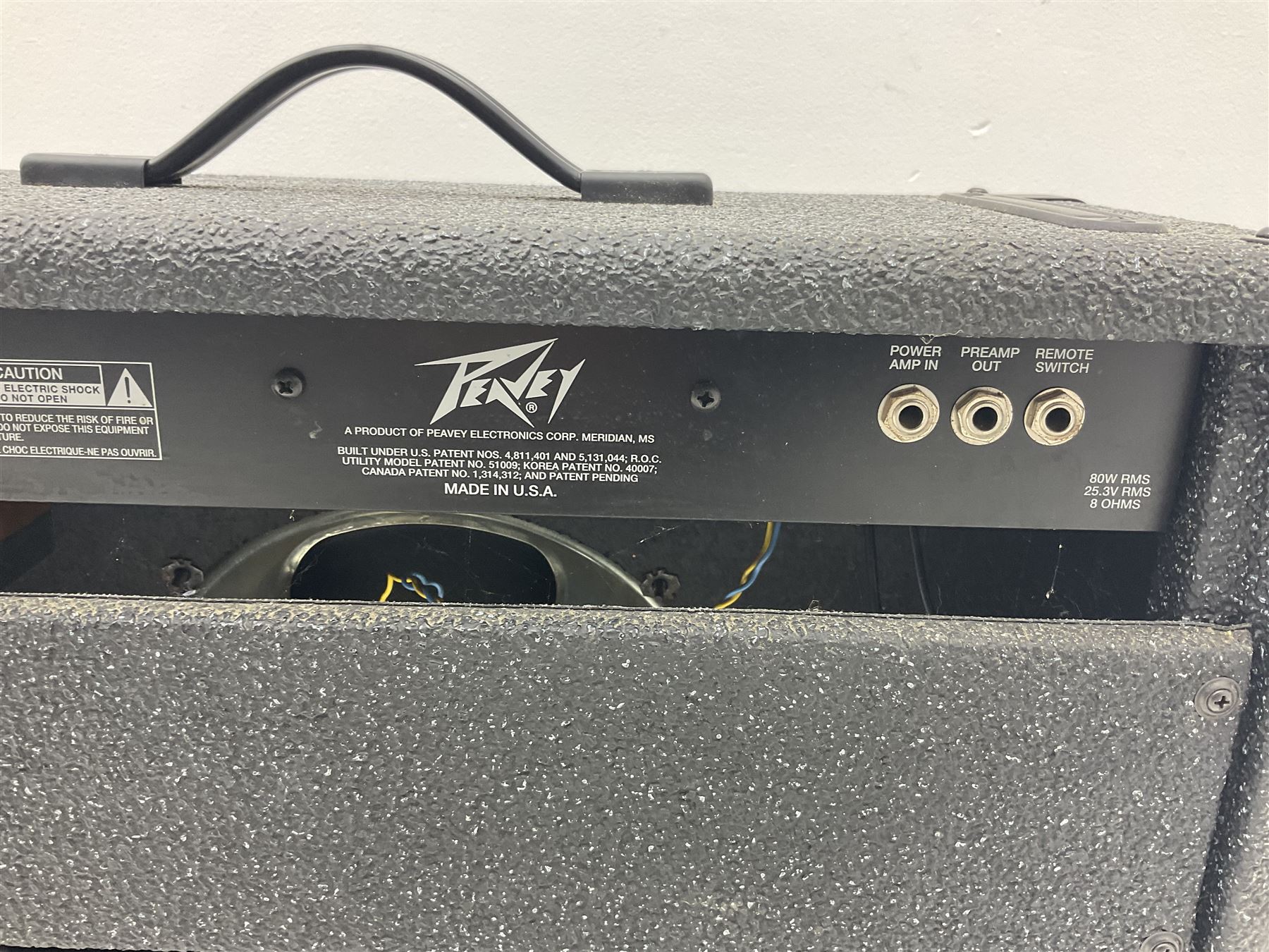 Peavey Bandit 112 amplifier, serial no. 00-06644484, L55cm