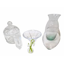 Rogaska lead crystal bowl, Dartington cr