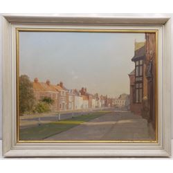 Walter Goodin (British 1907-1992): Beverley North Bar Without, oil on board signed 59cm x 74cm 
