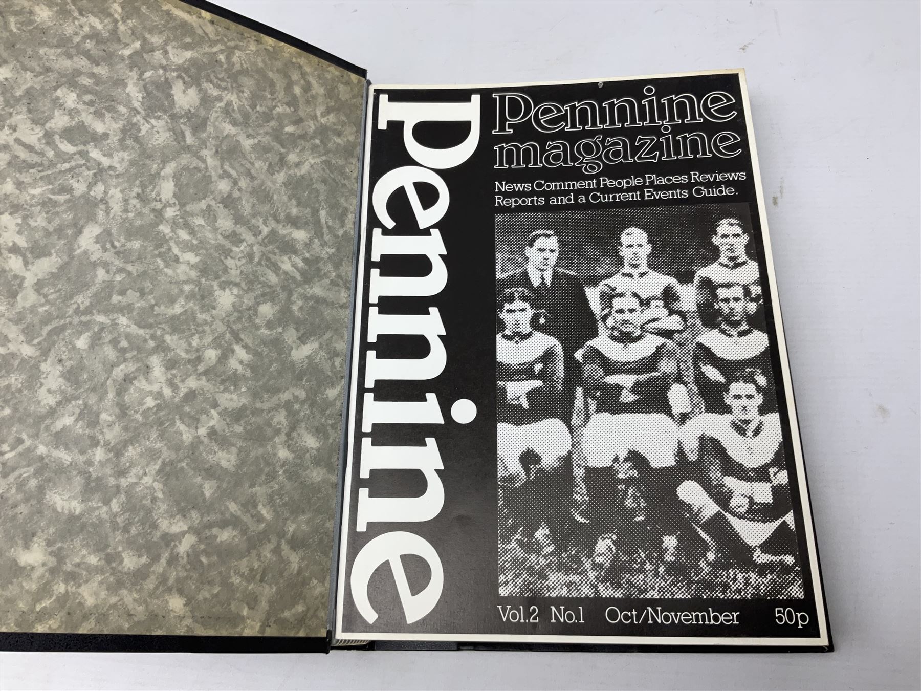 Eight books by David Bellamy on watercolour painting; and two bound volumes of Pennine Magazine 1981-84 (10)