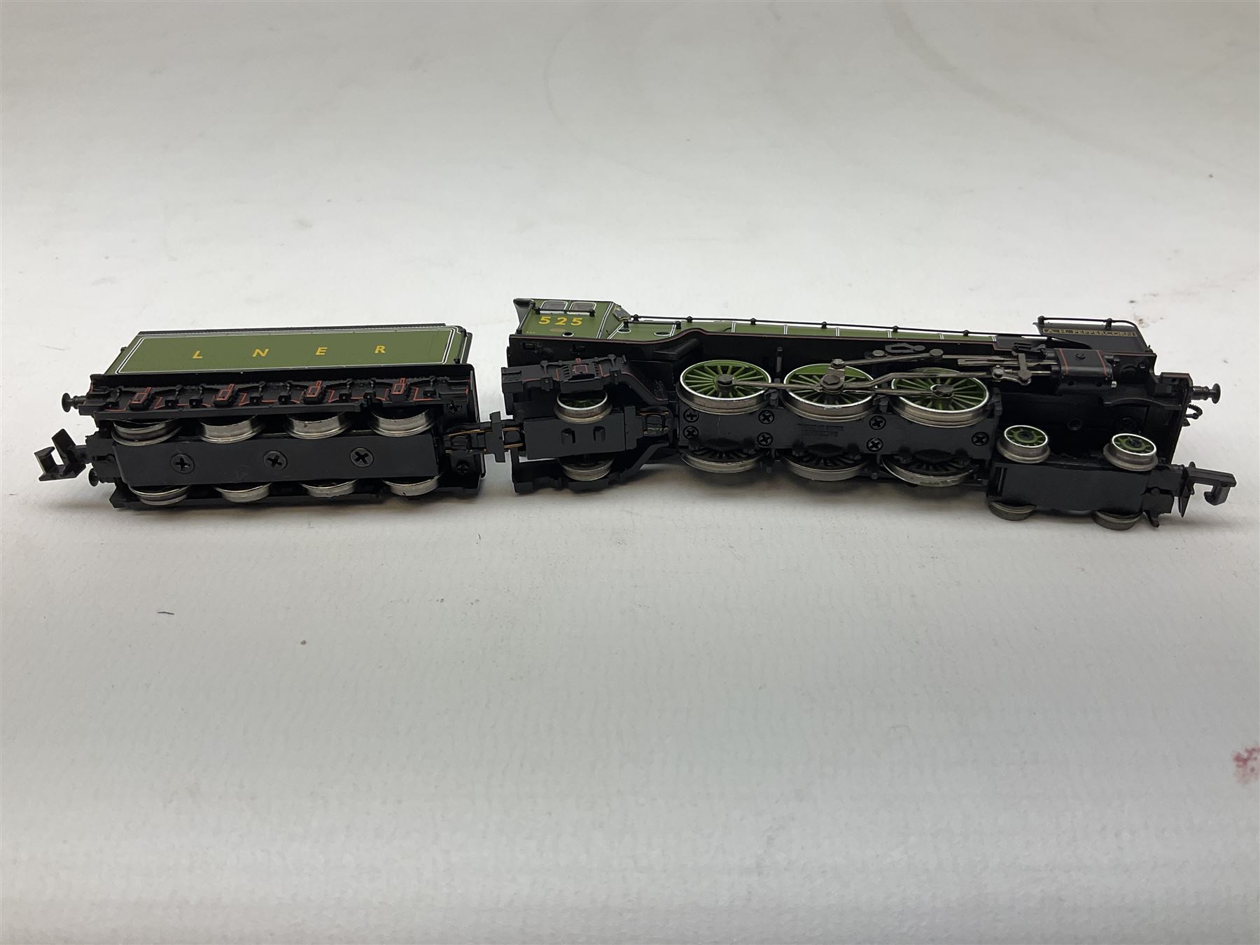 Graham Farish by Bachmann 'N' gauge - Class J39 0-6-0 locomotive no. 1856, Class 8F 2-8-0 locomotive no.48773 and Class A2 4-6-2 'A.H. Peppercorn' locomotive no.525  (3)