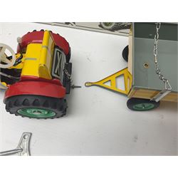 Kovap - eleven tinplate models to include Tractor and Trailer, Road Roller 1927, Moving Moneybox 1924, Hawkeye type B 1924, Boy on a Tricycle; all in original boxes 