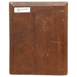 Attrib. James Charles (British 1851-1906): The Thames Gondolier, oil on mahogany panel signed with monogram JC 26cm x 20cm (unframed)