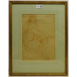 Augustus Edwin John OM, RA, (British 1878-1961): Study of a Girl, red chalk unsigned 29.5cm x 22cm
Provenance: with the Langton Gallery Ltd., London, label verso

