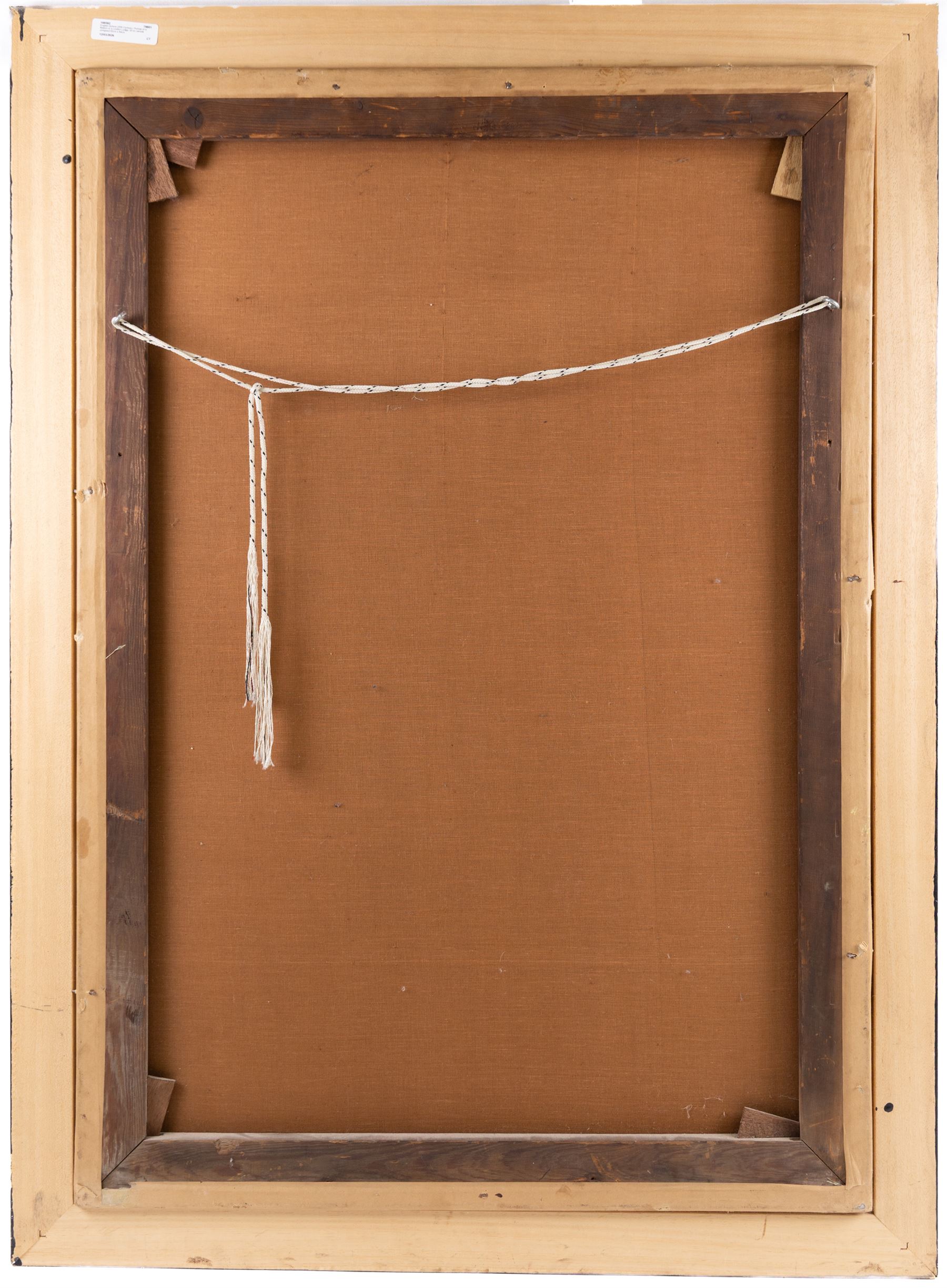 English School (20th Century): Portrait of a Mason of a London Lodge, oil on canvas unsigned 92cm x 64cm