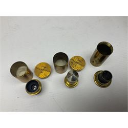 Two R & J Beck microscopes, no 22512 and no 25117, both in original wooden boxes 