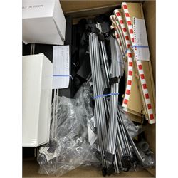 Quantity of Scalextric, including various sets; Digital Driver, Nissan Championship, Moto GP1, App Race control set and a collection of track and other accessories as per list