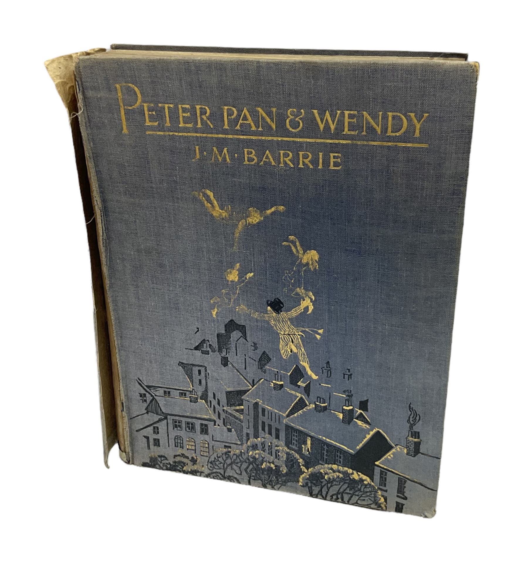 Peter Pan and Wendy, by J. M. Barrie, decorated by Gwynedd M. Hudson, published by Hodder and Stoughton Limited, for Boots Pure Drug Co., Ltd., Nottingham, as part of the J. M. Barrie's 