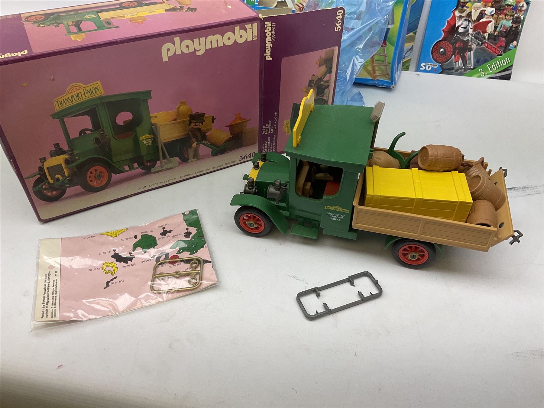 Playmobil - ten boxed sets nos.3008, 3824, 3840, 3894, 3897, 3933, 4146, 5104, 5640 and 9050; Playmobil Collector's Book 2009; and four catalogues 2011-13