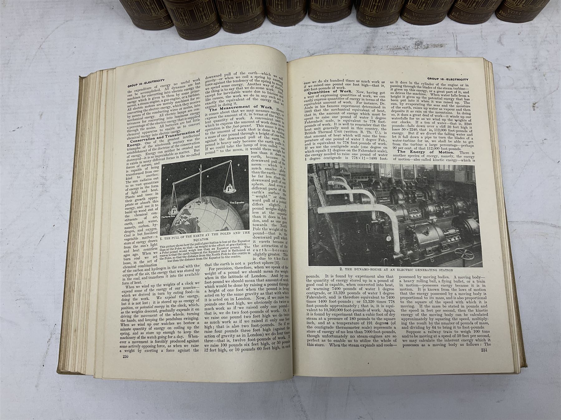 Full set of The New Harmsworth Self-Educator in ten volumes 