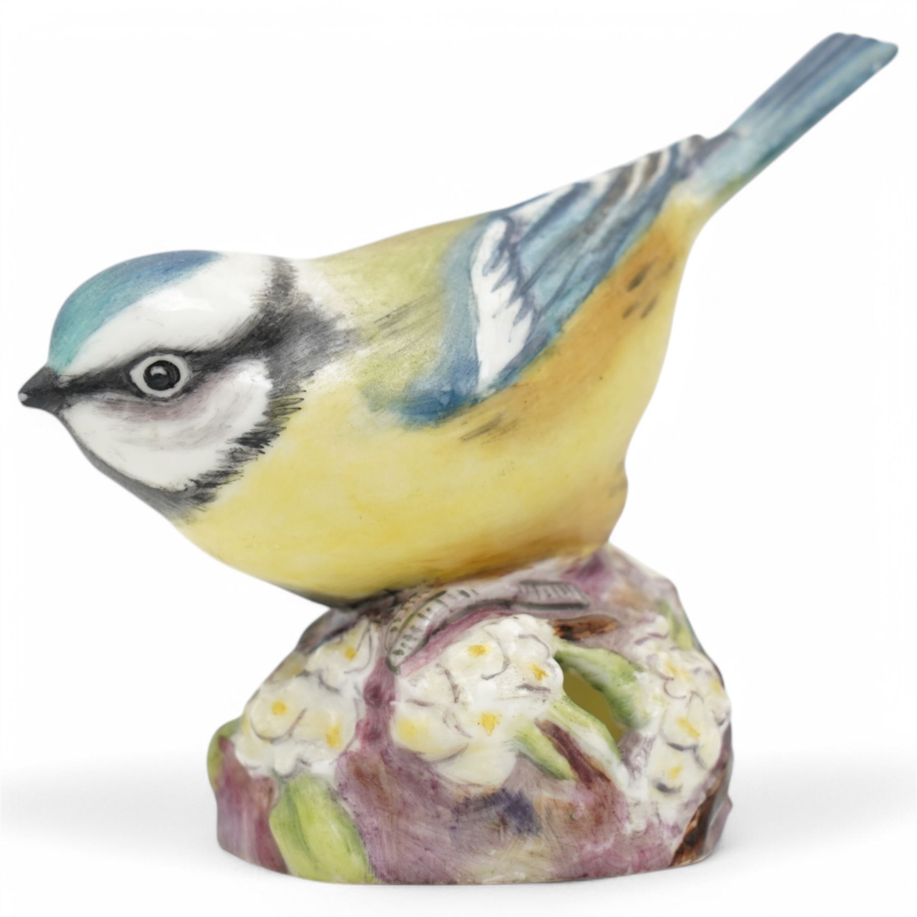 Collection of bird figures, to include various Beswick and Royal Worcester examples, comprising 'Wood Warbler' 'Nuthatch' 'Robin' 'Blue Tit' etc, together with an onyx dish with cold painted bronze Kingfisher (11)