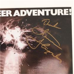 Die Hard (1988) cast signed movie poster, signatures to include Bruce Willis, Bonnie Bedelia, Reginald VelJohnson, William Atherton, Hart Bochner, James Shigeta, Alan Rickman, Bruno Doyon, Andreas Wisniewski and John McTiernan, framed with certificate of authenticity from RICA verso, frame H57cm, W42cm