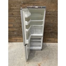 Servis fridge freezer, silver and grey finish