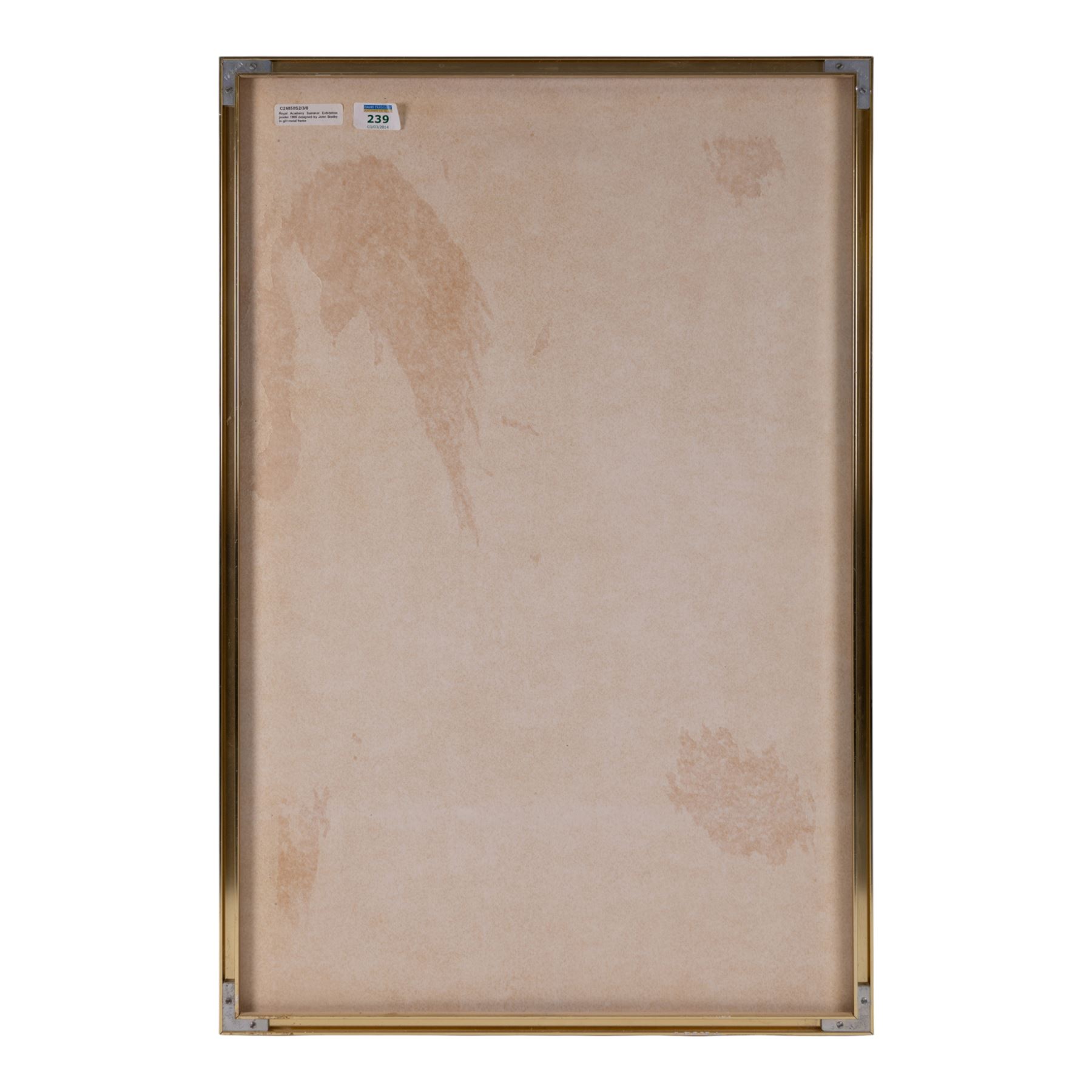 After John Bratby (British 1928-1992): 'Royal Academy Summer Exhibition 1966', chromolithograph poster 75cm x 50cm