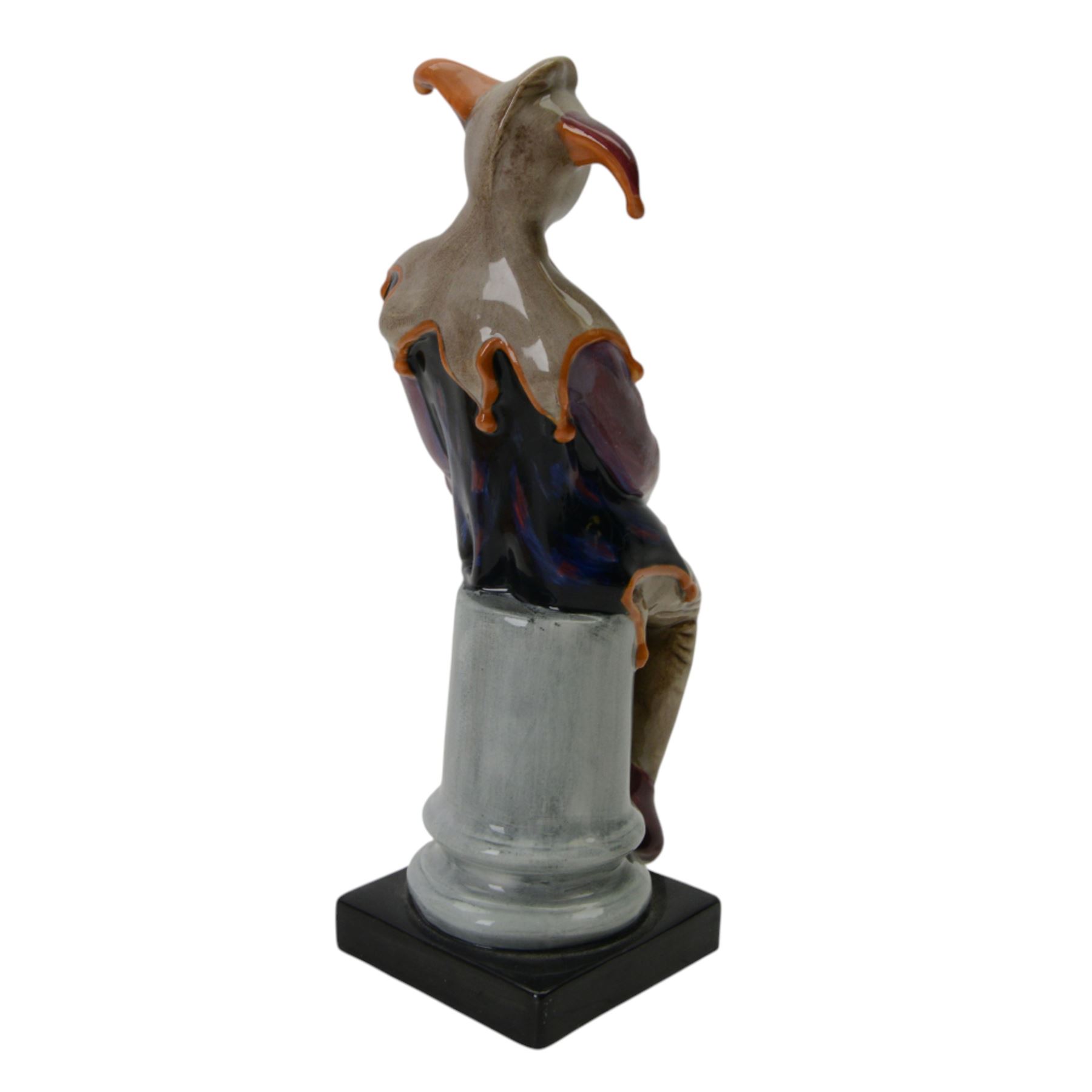 Two Royal Doulton figures, The Jester HN2016 and Autumtime HN3231, both boxed 