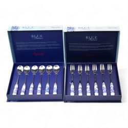 Copeland Spode Italian tableware to include four large bowls, jug, octagonal plate, four other larger plates, ten bowls of various sizes, butter dish, preserve jar, toast rack, set of six teaspoons and six pastry forks etc, all with black backstamps 