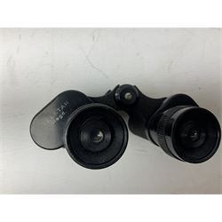 Quantity of binoculars for spares and repair, to include Cogswell & Harrison Primic 8x30, Prinz 8x30, Telstar 35x60, Zeiss Wetzland 8x40 etc