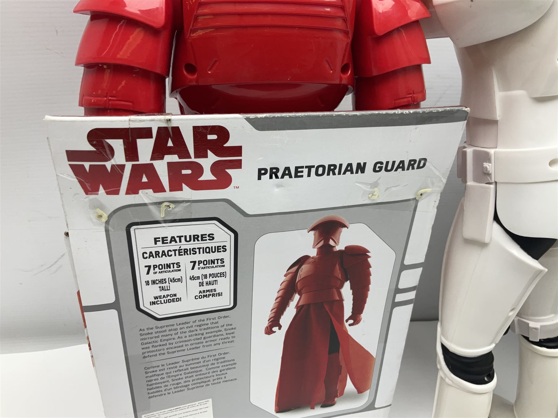 Star Wars - seven Jakks Pacific Big-Figs comprising Praetorian Guard, Chewbacca, Finn, C-3PO, First Order Snowtrooper, Ezra Bridger and Kanan Jarras; all boxed with factory fixings; and another unboxed Stormtrooper (8)