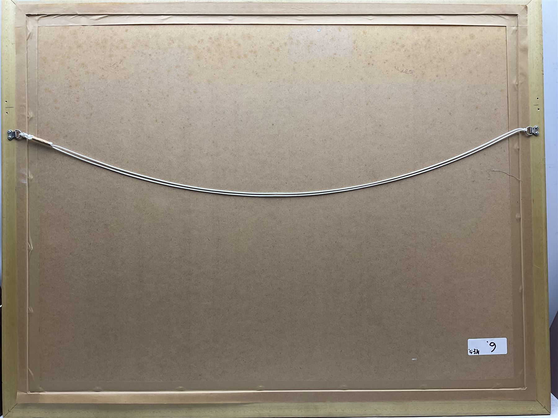 John Cooper (British 1942-): 'HMS Victory at the Battle of Trafalgar', gouache signed 63cm x 91cm