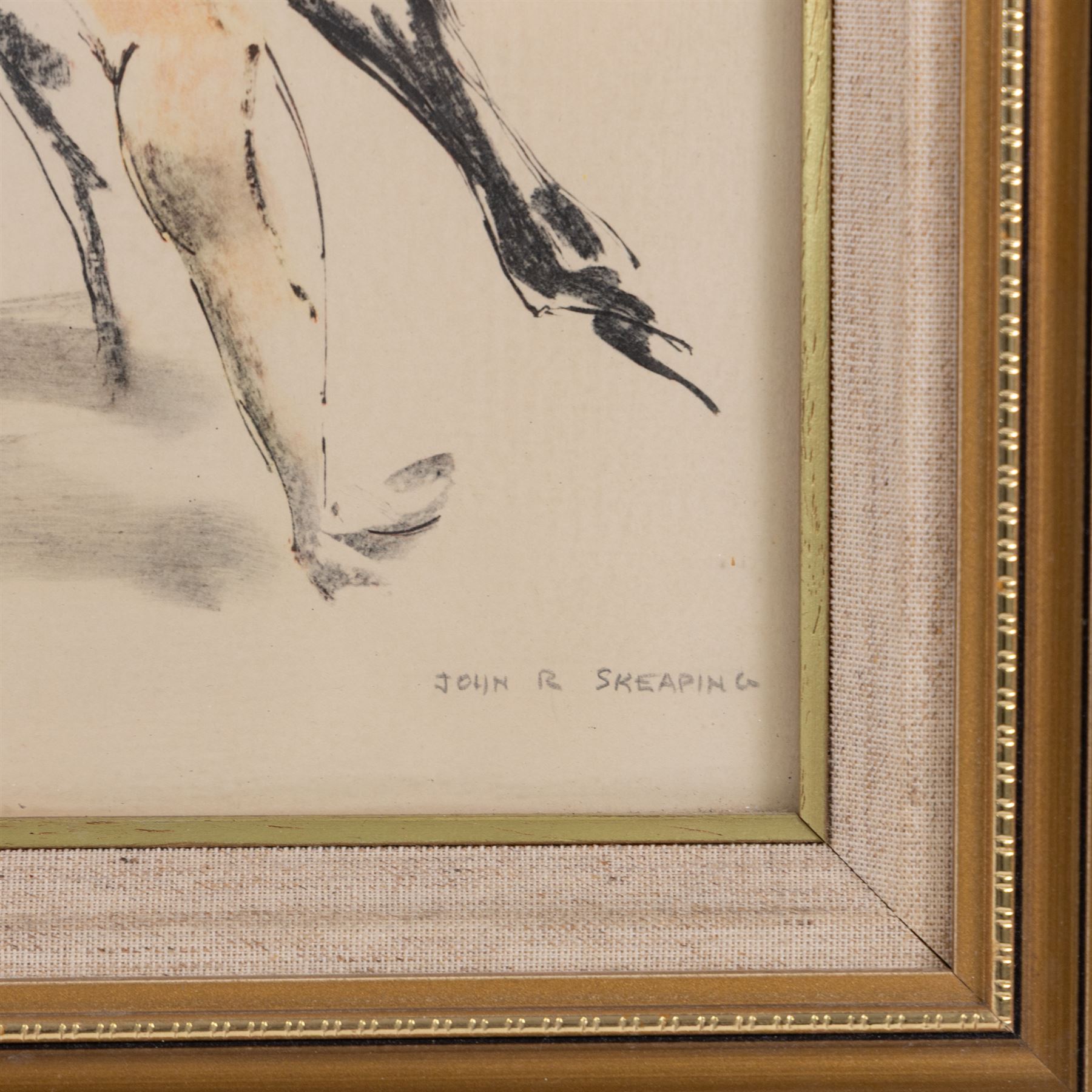 John Rattenbury Skeaping RA (British 1901-1980): 'Matador and Bull', colour lithograph signed in pencil 31cm x 44cm 