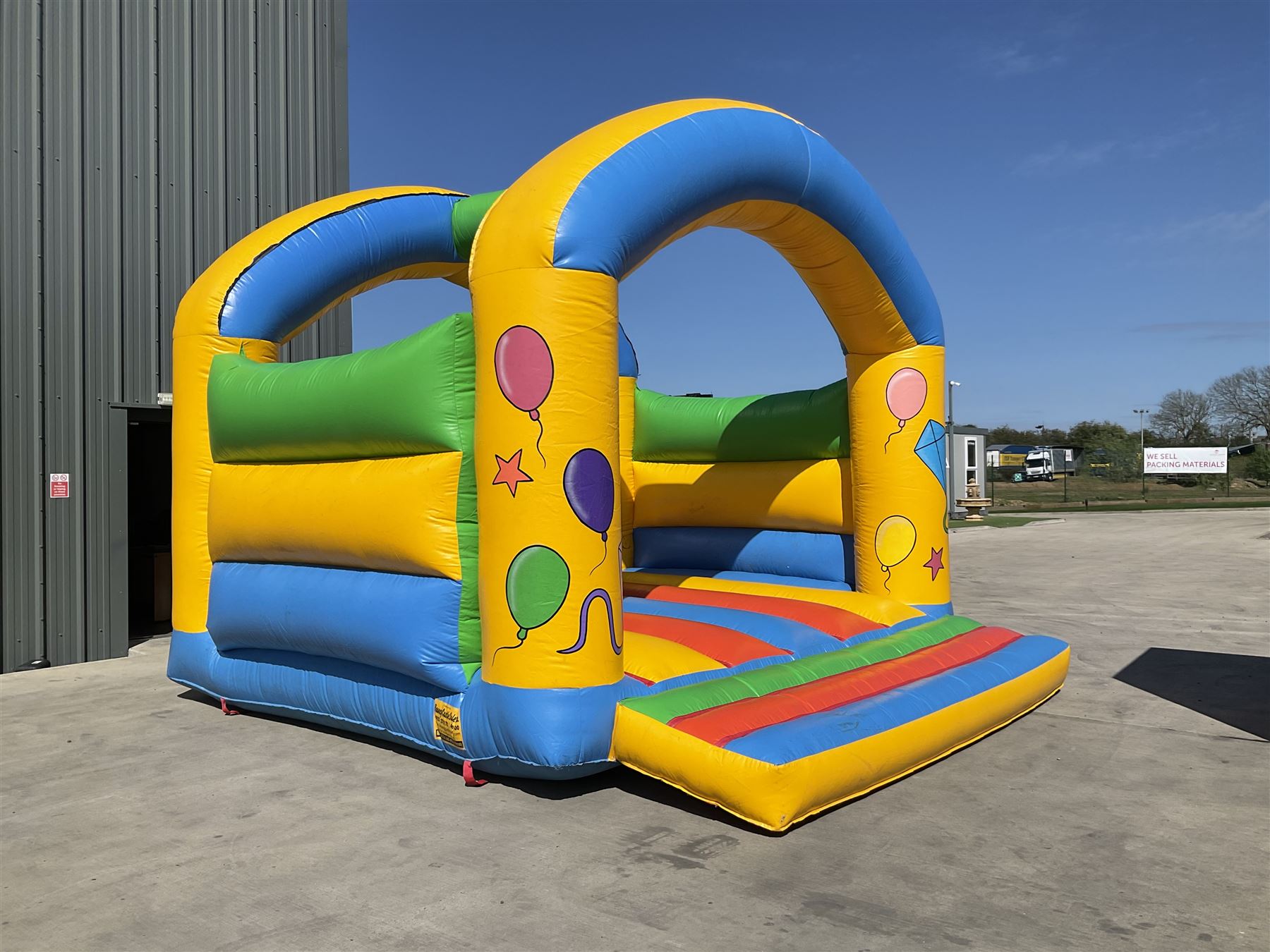 Large inflatable bouncy castle with electric blower - THIS LOT IS TO BE COLLECTED BY APPOINTMENT FROM DUGGLEBY STORAGE, GREAT HILL, EASTFIELD, SCARBOROUGH, YO11 3TX