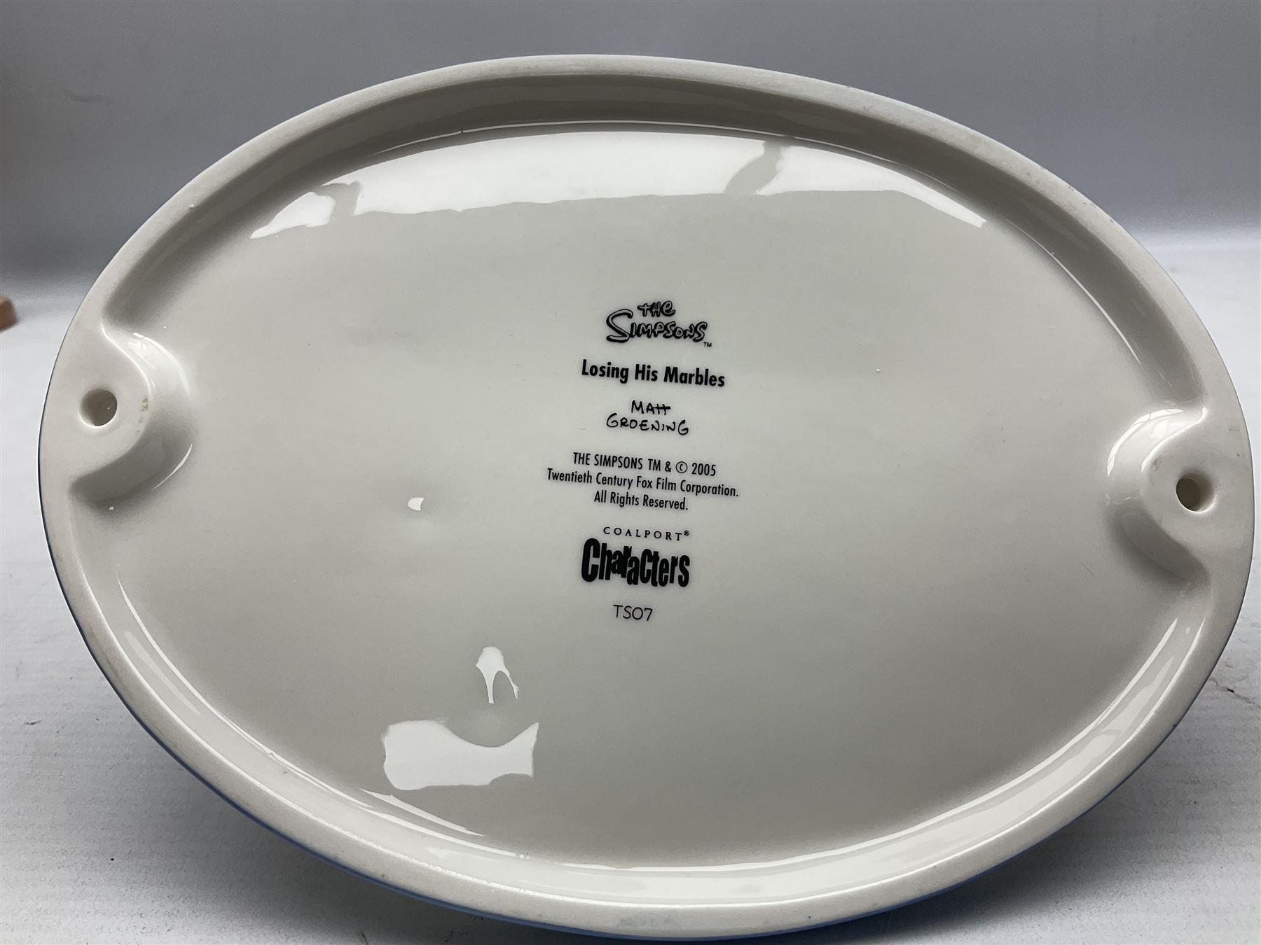 Six Coalport The Simpsons character figures, comprising limited edition 'The Family That Sits Together Fits Together' annual 2005, TS01 Two to Tango, The Gift of Maggie, Will Work For Duff, Yellow Girl Blues and Losing His Marbles, all boxed