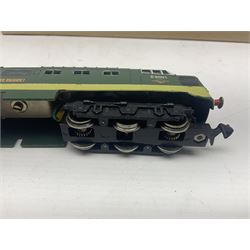 Hornby Dublo - 3-rail 3234 Deltic Type Diesel Co-Co locomotive 'St. Paddy' No.D9001 in BR two-tone green; in later unassociated plain box